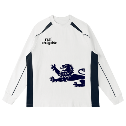 Contrast Panel Raglan Sweatshirt