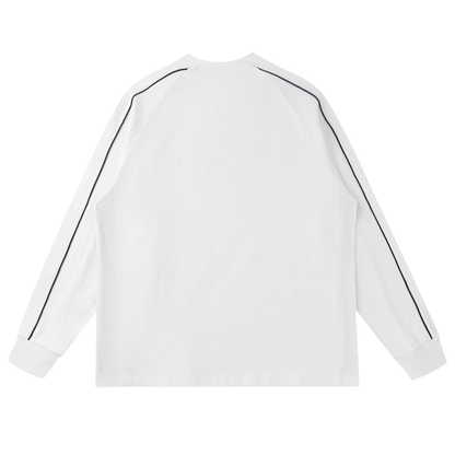 Contrast Panel Raglan Sweatshirt